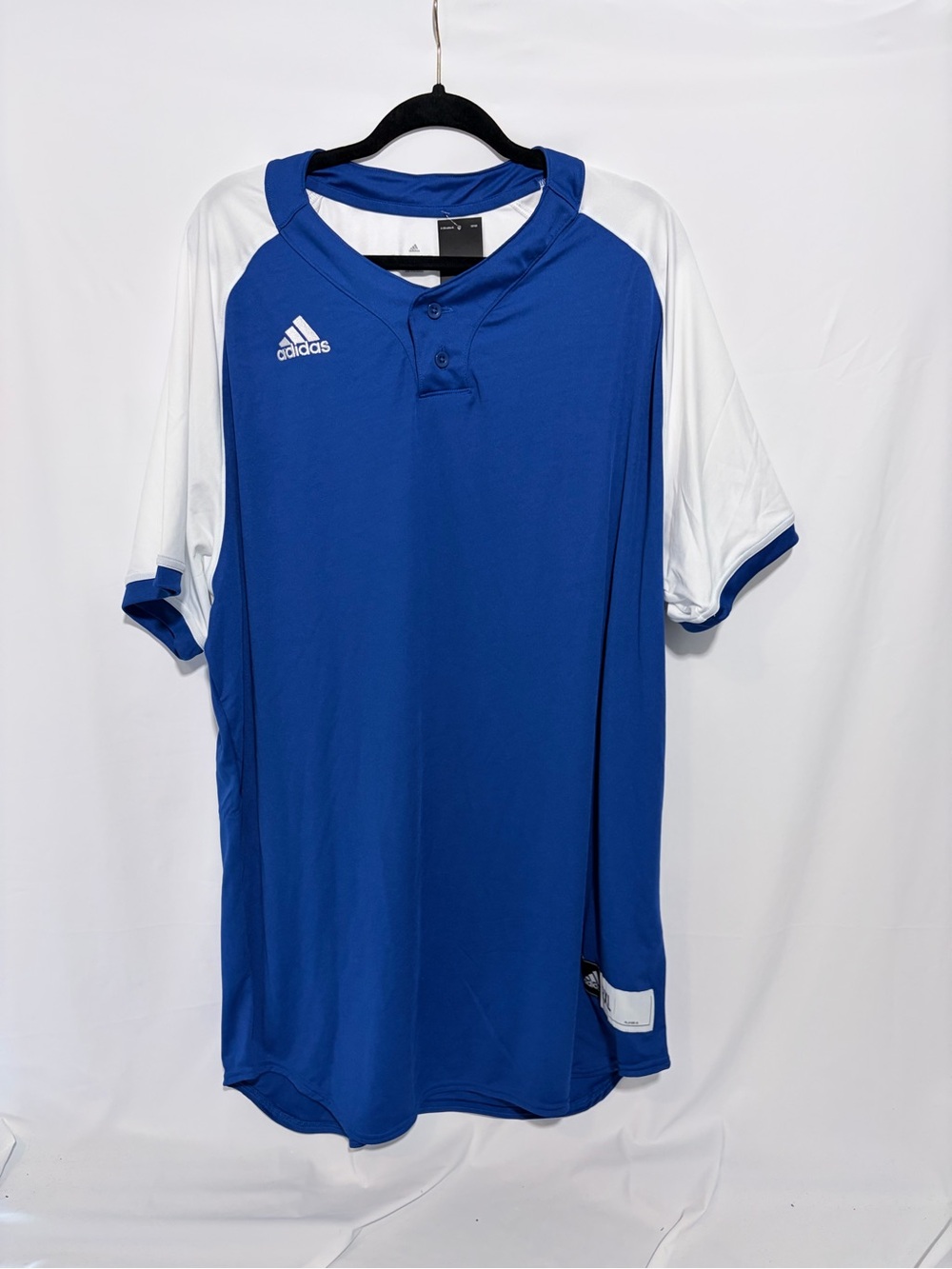 Adidas Men’s Royal Blue Performance Baseball Jersey size 2XL - Picture 1 of 4